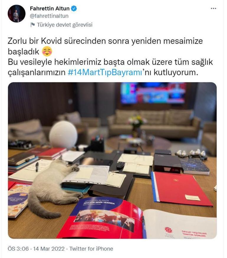 İletişim Başkanı Altundan Tıp Bayramı mesajı