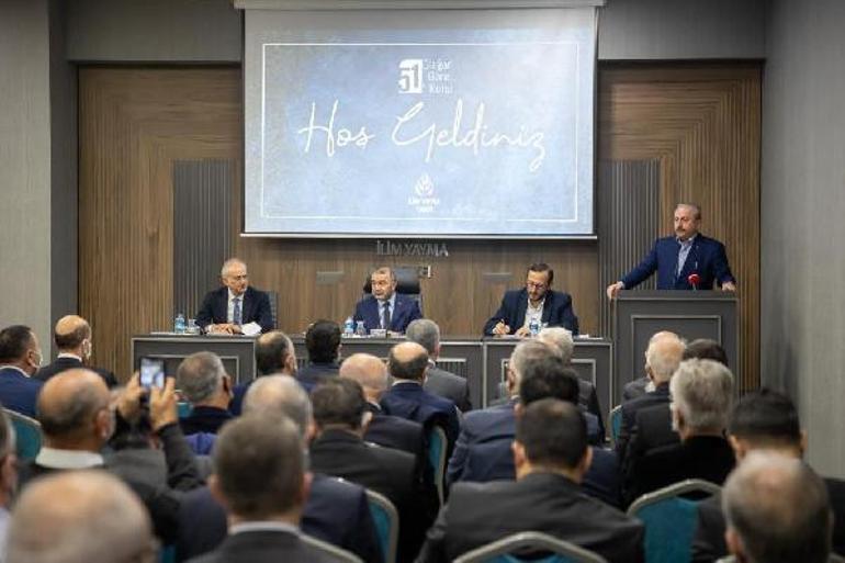 TBMM Başkanı Şentop, İlim Yayma Vakfı’nın genel kuruluna katıldı