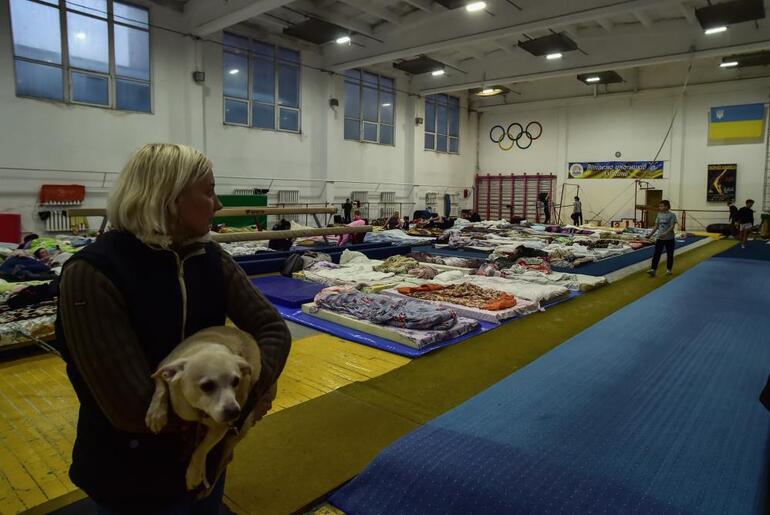 Lviv’de spor salonları sığınma merkezine dönüştü