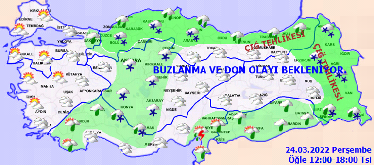 HAVA DURUMU 24 Mart 2022: Bugün hava nasıl olacak Meteorolojiden kar, yağmur ve fırtına uyarısı