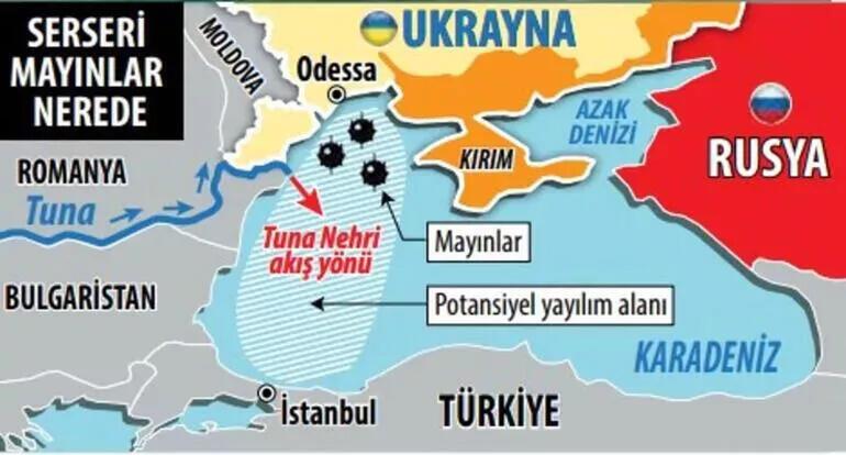 Karadeniz sularında 3. mayın MSB: SAS timleri müdahale ediyor