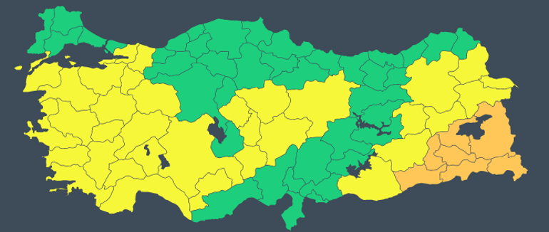 Last minutes... New weather report from meteorology 42 cities on alert: The time has been determined for Istanbul