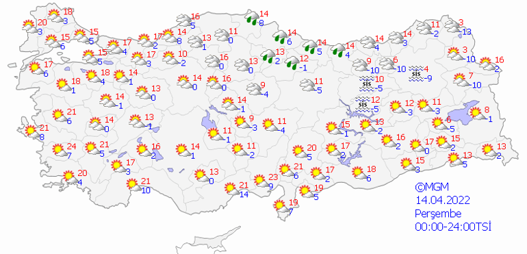 Meteorolojiden son dakika sağanak uyarısı: Bugün hava nasıl olacak İstanbul, Ankara, İzmir ve il il 14 Nisan hava durumu tahminleri