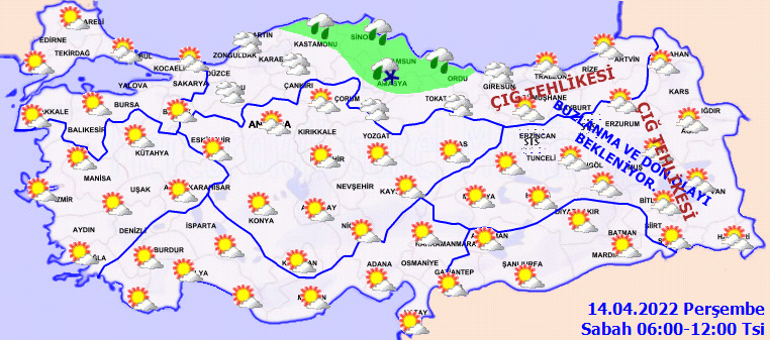 Meteorolojiden son dakika sağanak uyarısı: Bugün hava nasıl olacak İstanbul, Ankara, İzmir ve il il 14 Nisan hava durumu tahminleri