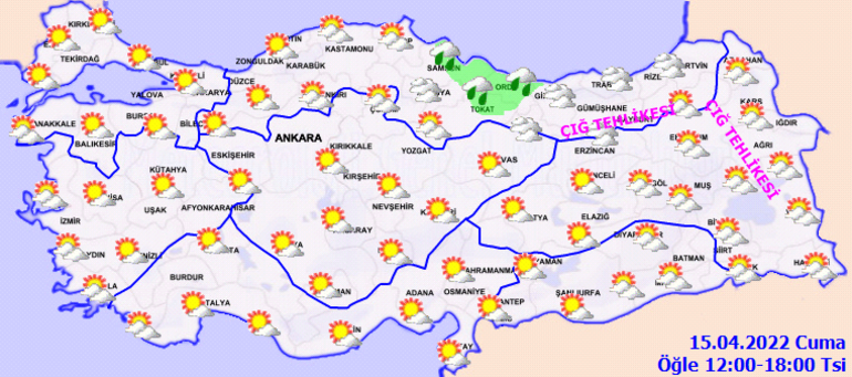 Meteorolojiden son dakika hava durumu tahminleri Bugün hava nasıl olacak İstanbul, Ankara, İzmir ve il il 15 Nisan hava raporu
