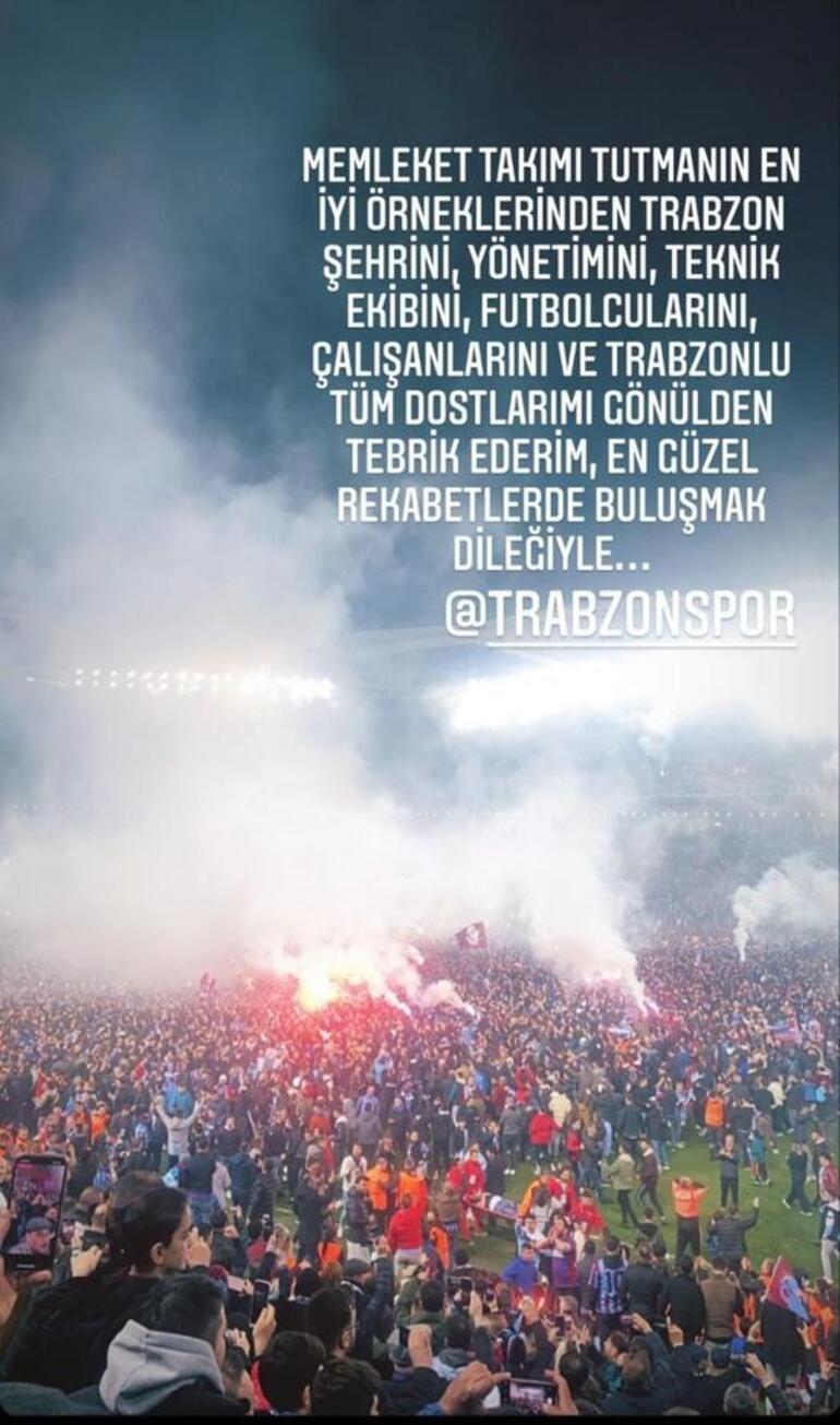 Arda Turandan Trabzonspor paylaşımı Memleket takımı tutmanın...