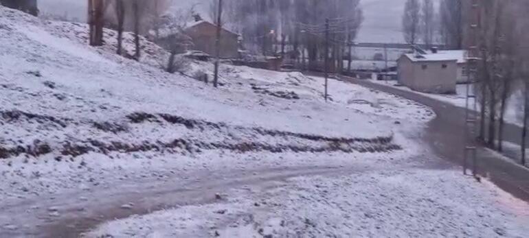 Erzurumda mayıs ayında kar sürprizi
