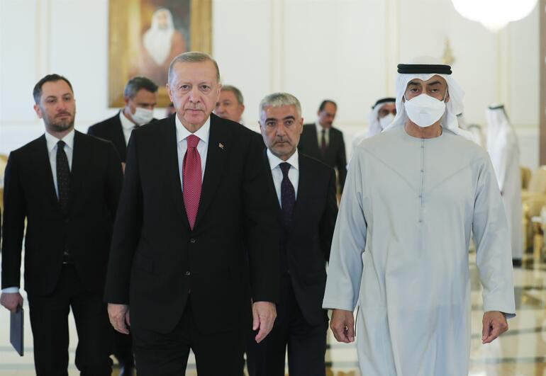 Cumhurbaşkanı Erdoğandan, Birleşik Arap Emirliklerinde taziye ziyareti