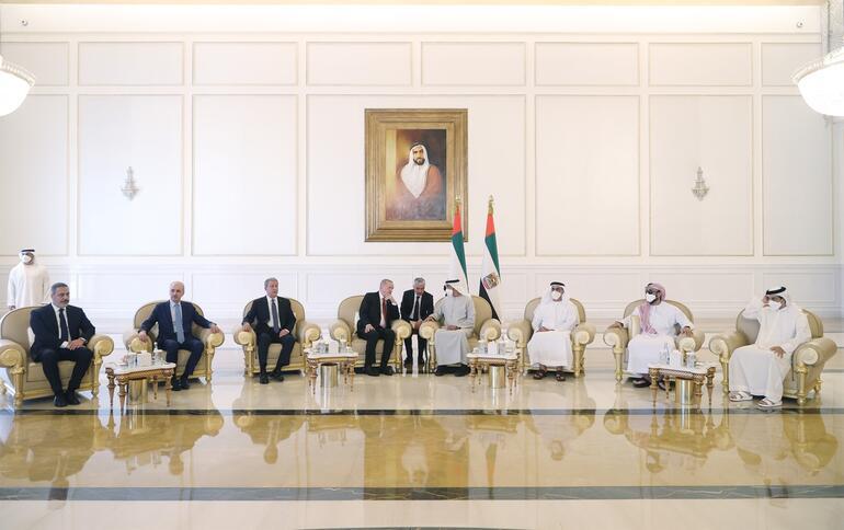 Cumhurbaşkanı Erdoğandan, Birleşik Arap Emirliklerinde taziye ziyareti
