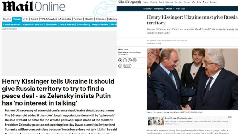 ABDli isimden çok tartışılan sözler Ukrayna Rusyanın şartlarını kabul etmeli