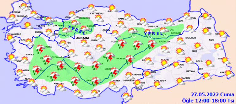 Son dakika hava durumu tahminleri Meteorolojiden İstanbul ve bazı illere sağanak uyarısı