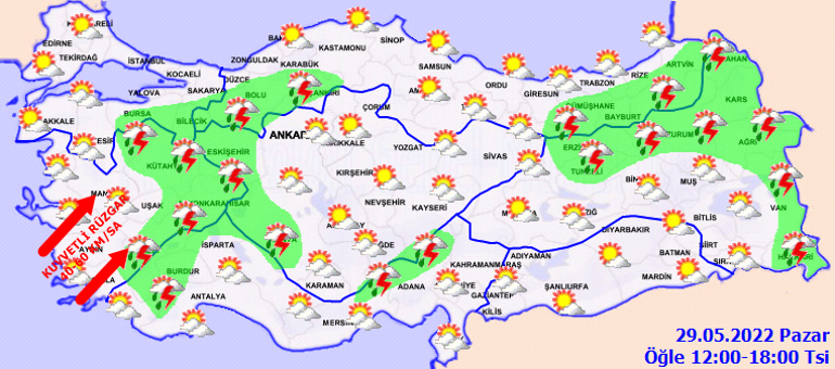 Son dakika hava durumu uyarısı: Yarın (29 Mayıs) hava nasıl olacak Meteorolojiden il il sıcak hava ve yağış uyarıları