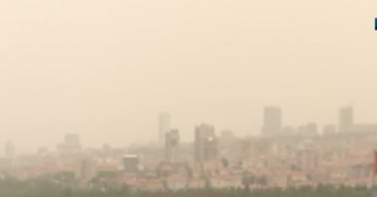 Alerta da meteorologia: nuvem de poeira originária da Síria está na Turquia...