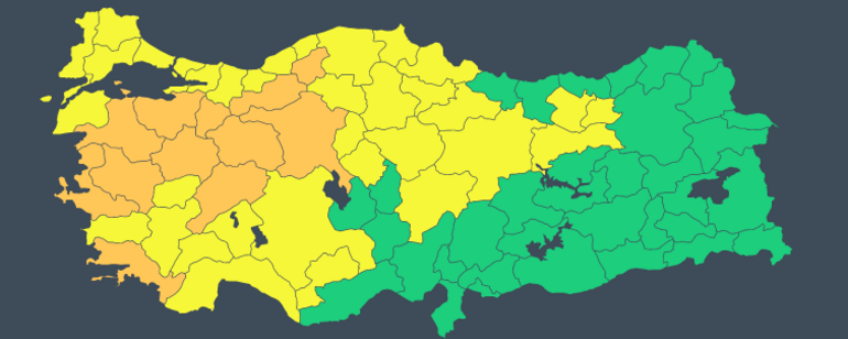 Son dakika... Meteorolojiden yeni hava durumu raporu İstanbul, Ankara, İzmir dahil 46 kent alarmda