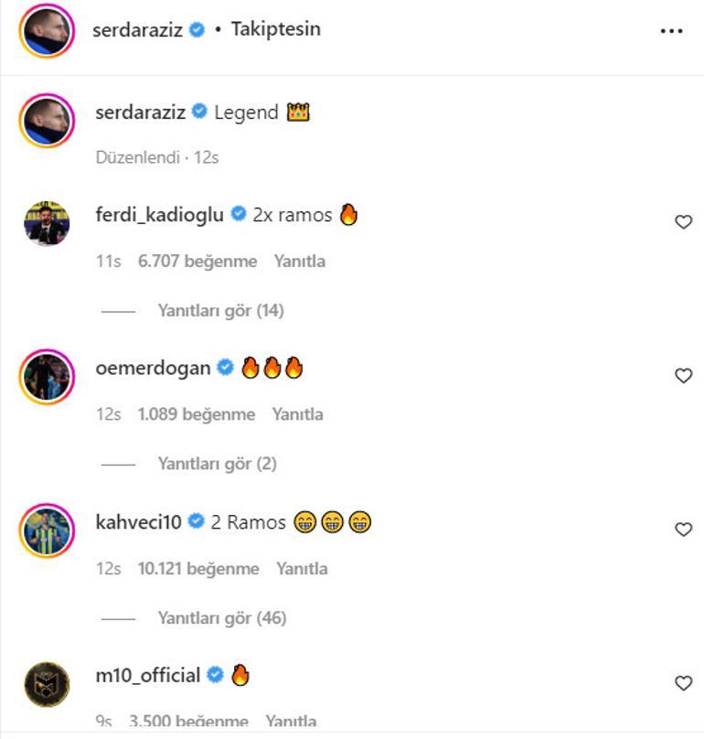 Fenerbahçeli Serdar Aziz ile Sergio Ramos buluştu Marmariste idman yaptılar...