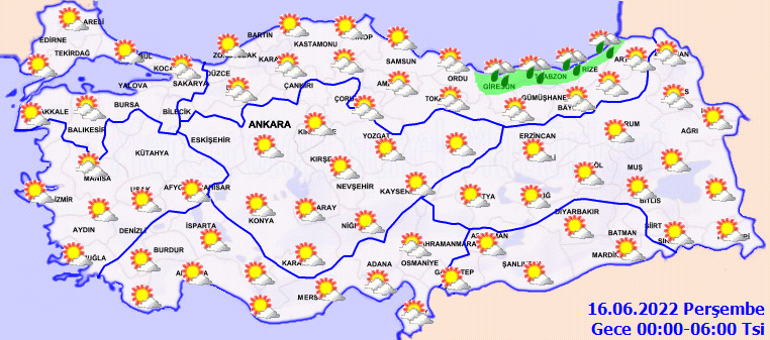 Son dakika hava durumu tahminleri: Perşembe günü hava nasıl olacak Meteorolojiden 16 Haziran için uyarı