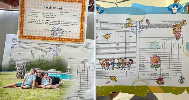 Ünlülerin karne heyecanı