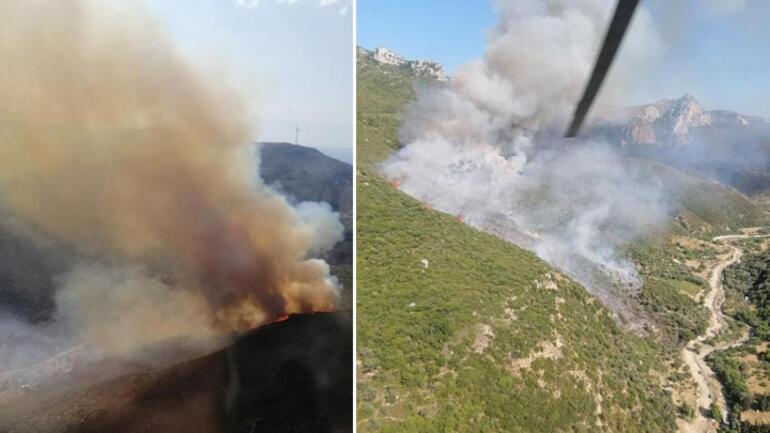 İzmir’de ikinci orman yangını: İHA tespit etti, müdahale başladı