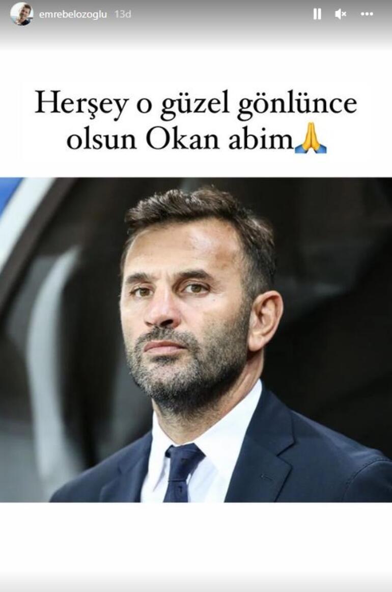 Son dakika: Emre Belözoğludan Galatasaray teknik direktörü Okan Buruka mesaj