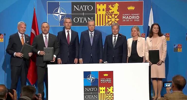 NATO Karargahında 4lü üyelik zirvesi sona erdi... Ortak bildiri imzalandı