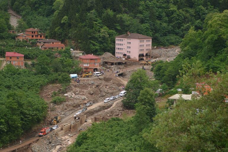 Trabzonda dikkat çeken afet tablosu te bölge bölge riskli noktalar
