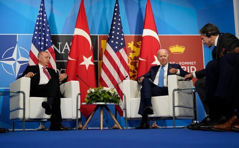 NATO kapsamındaki Erdoğan-Biden görüşmesi sona erdi Madriddeki buluşma 1 saat 10 dakika sürdü