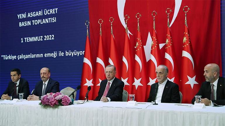 Son dakika haberi: Asgari ücret zammı belli oldu Erdoğan: Yüzde 30 oranında ara artış yapıyoruz