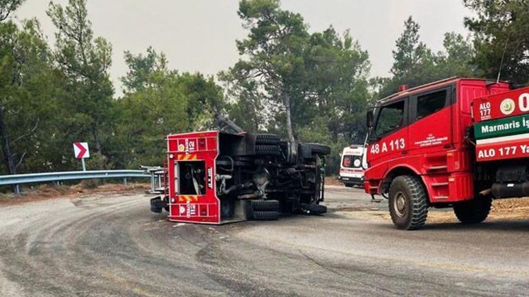 Son dakika: Datçada orman yangını Karayolu kapatıldı, evler tahliye edildi