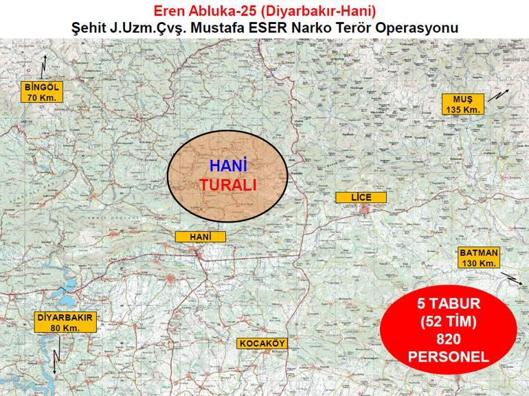 İçişleri duyurdu 820 personelle Eren Abluka-25 Operasyonu başlatıldı