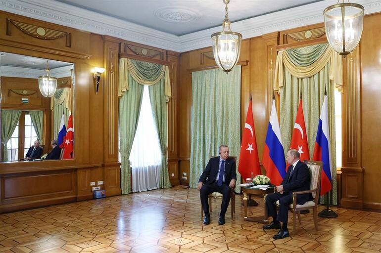 Son dakika: Erdoğan - Putin görüşmesi sona erdi Soçi Zirvesinden ortak bildiri