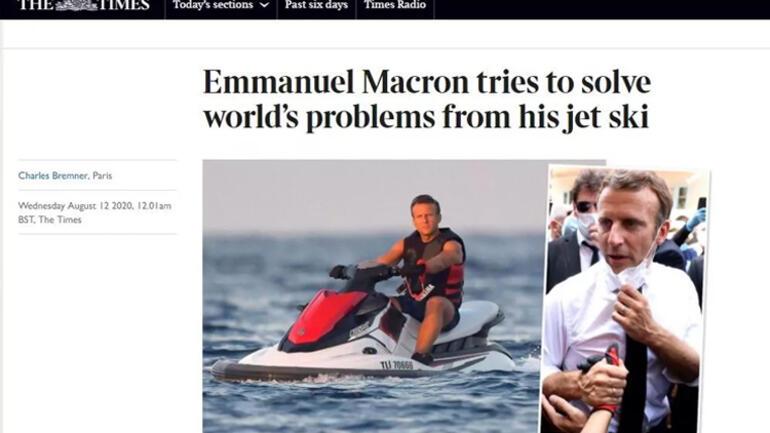 Photos that confused France lashed out at Macron...