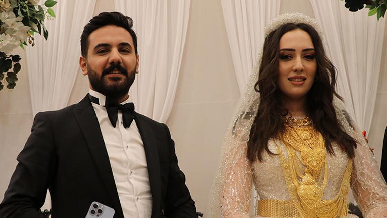 Düğününde gelinle damada 2,5 milyon liralık takı ve para