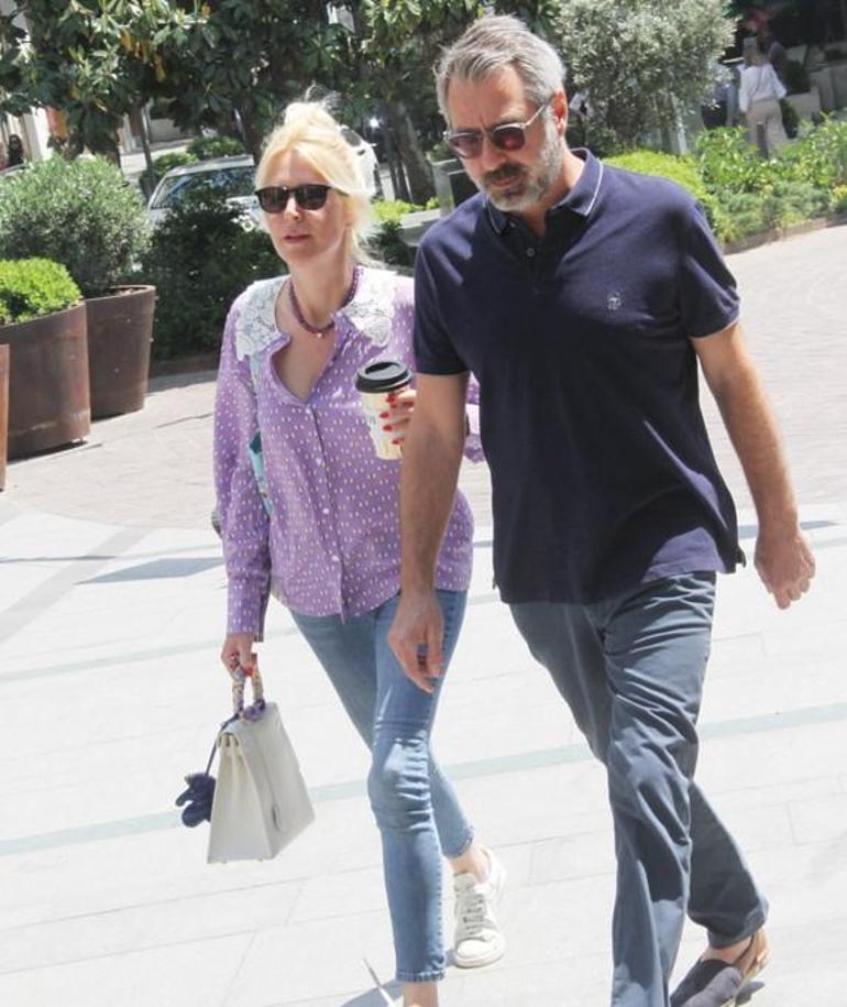 Defne Samyeli and Serdar Bilgili were seen together... The first frame of love