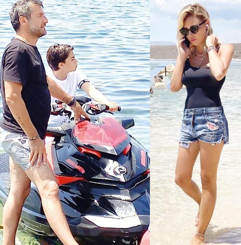 Defne Samyeli and Serdar Bilgili were seen together... The first frame of love