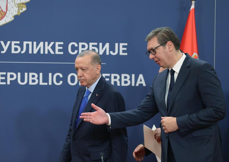 Cumhurbaşkanı Erdoğan, Sırbistanda... Batı yanlış yapıyor, Ukrayna-Rusya savaşını bitirme gayretindeyiz