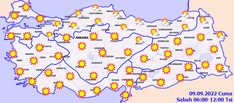 Hava durumu tahminlerini Meteoroloji yayınladı Yarın hava nasıl olacak Ege ve Marmaraya son dakika sıcak hava uyarısı