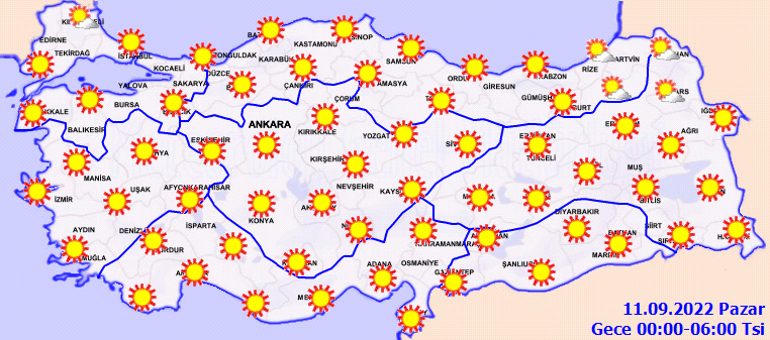Son dakika hava durumu tahminleri Yarın (11 Eylül) hava nasıl olacak Meteorolojiden Marmara için sağanak uyarısı