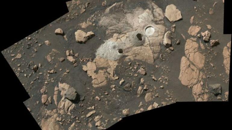 Azim, Mars'tan inanılmaz taş örnekleri topladı