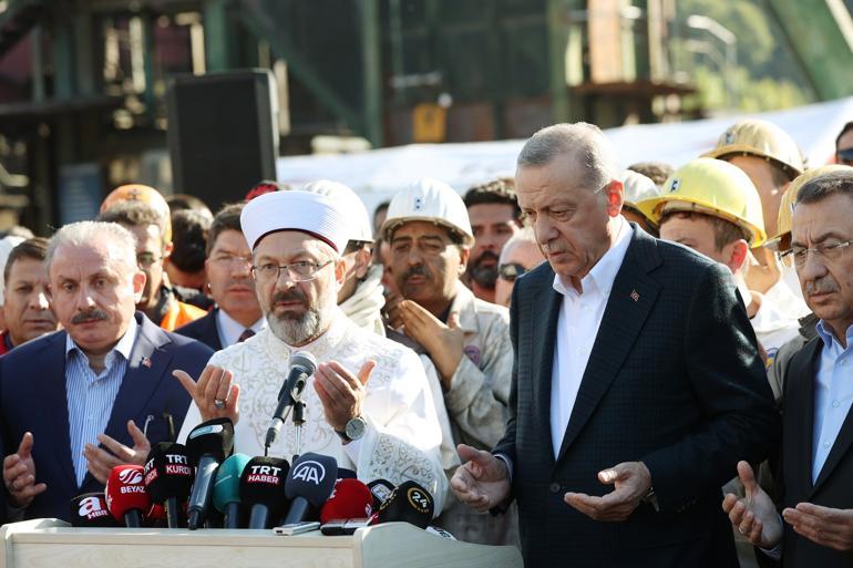 Cumhurbaşkanı Erdoğan maden bölgesinde: Son işçimize de ulaştık, sorumlular ortaya çıkacaktır