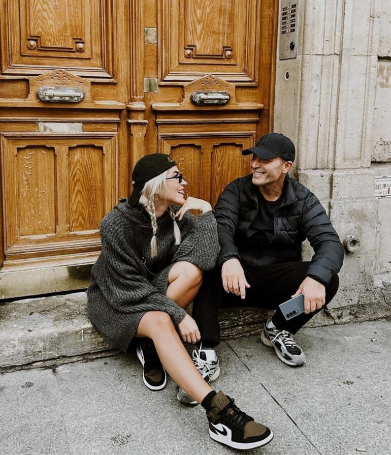 Romantic Paris getaway of Melis-Mustafa Sandal couple
