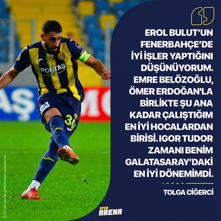 Fenerbahçe period confession and Galatasaray words from Tolga Cigerci: I spent my best period with him