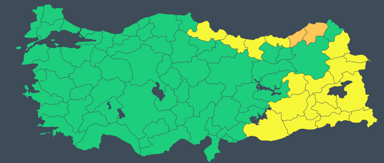 Son dakika... Meteorolojiden Karadeniz için kar uyarısı Hava buz kesti: 20 kente uyarı
