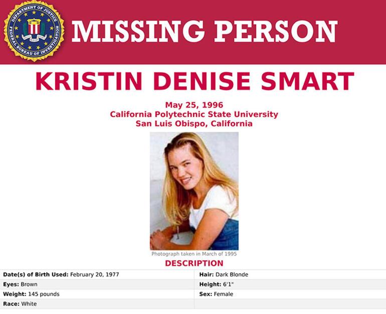 Ortadan kaybolduğunda henüz 19 yaşındaydı... Çeyrek asırlık Kristin Smart davasında bir perde kapandı
