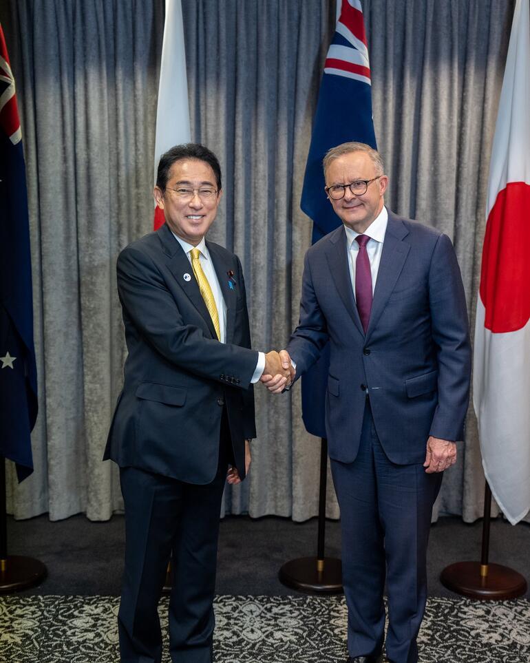 Australia and Japan join forces against China