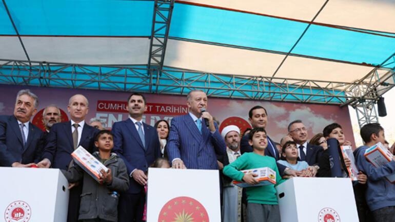 Son dakika... Tarihi sosyal konut projesi... Cumhurbaşkanı Erdoğan: İlk etap 2 yıl içinde tamamlanacak
