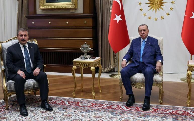 Cumhurbaşkanı Erdoğan, BBP lideri Desticiyi kabul etti