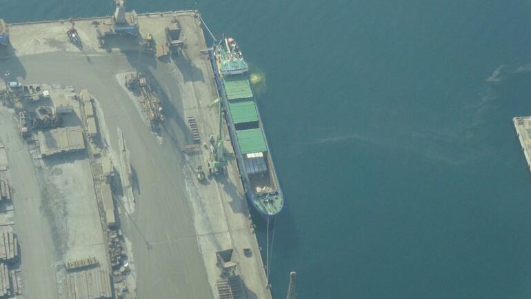 İzmit Körfezini kirleten gemiye 3 milyon 550 bin lira ceza
