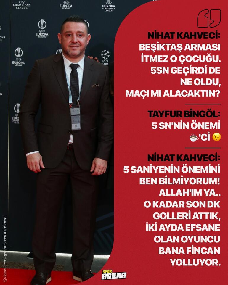 5 seconds answer from Nihat Kahveci to Tayfur Bingöl: My God, the legendary football player in 2 months is sending me a cup