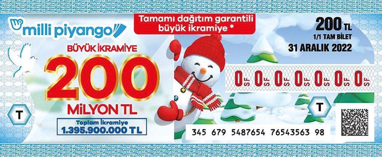 Yılbaşında büyük ikramiye 200 milyon TL! Tamamı dağıtım garantili - Son