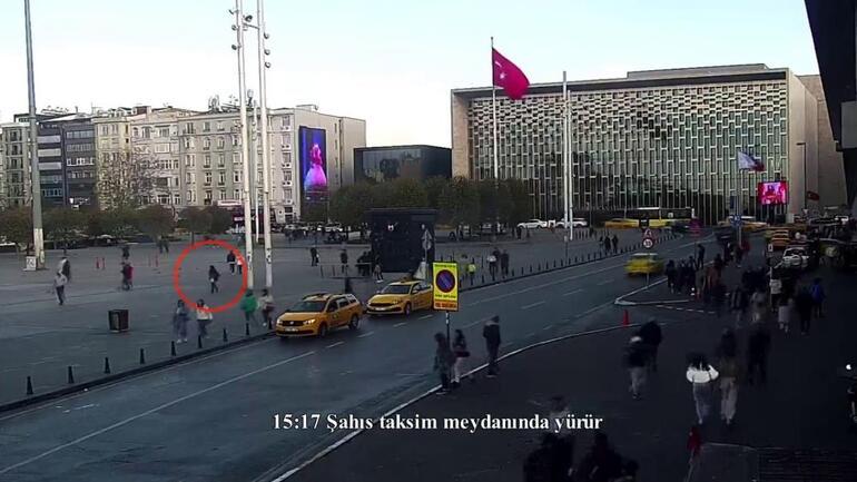 Alçak saldırıdan dakikalar önce... Taksim bombacısının yeni görüntüleri ortaya çıktı
